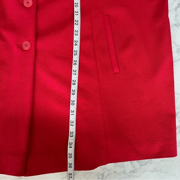 Ulla Popken red stretch blazer two button plus size 26 - Picture 5 of 8